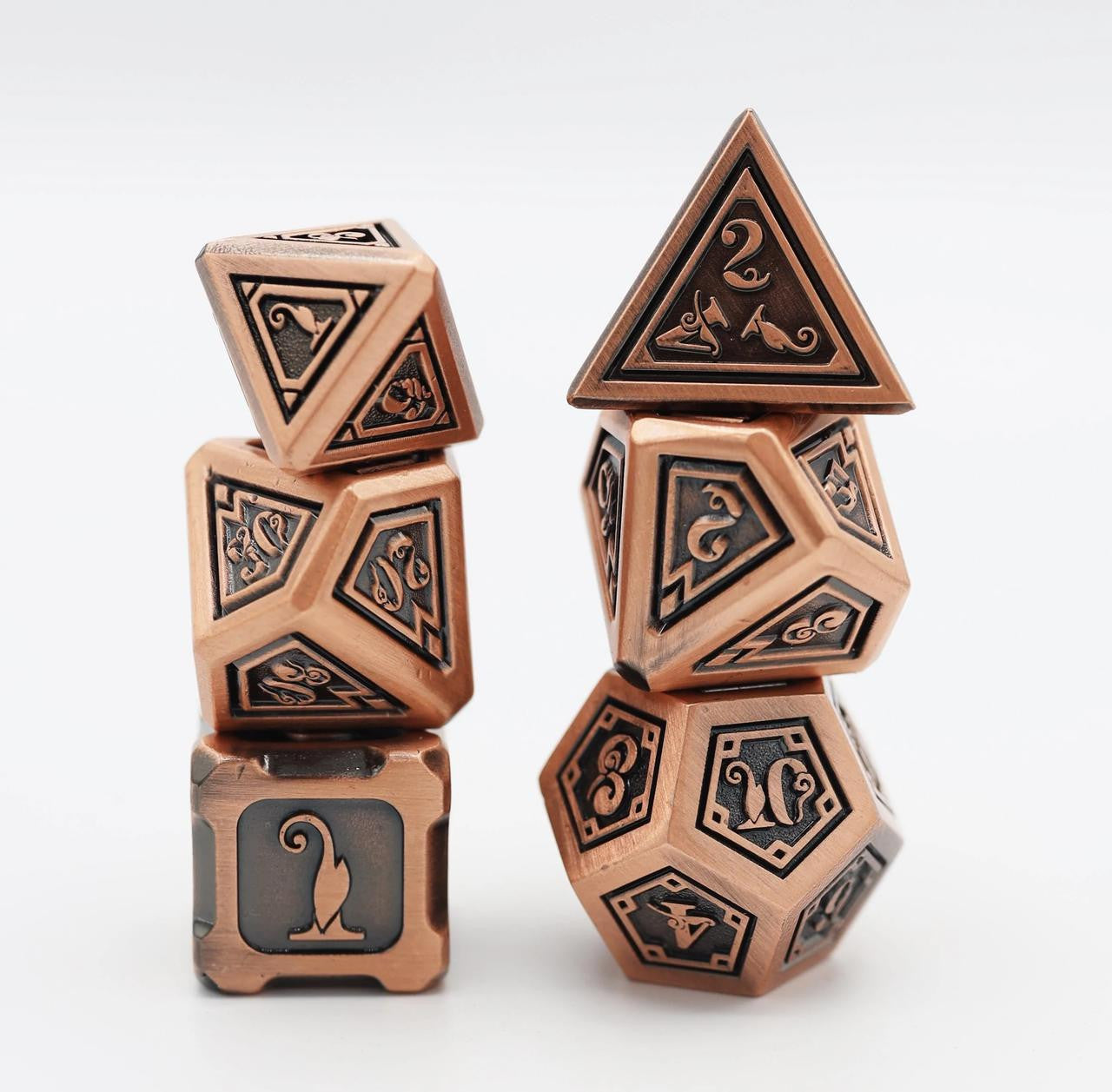Foam Brain Games Alchemist Metals RPG Dice Set: Copper